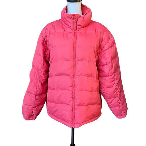 Cabela’s Women’s XL Orange Premier Northern 650 Goose Down Zip Front Puffer Coat - Picture 1 of 16